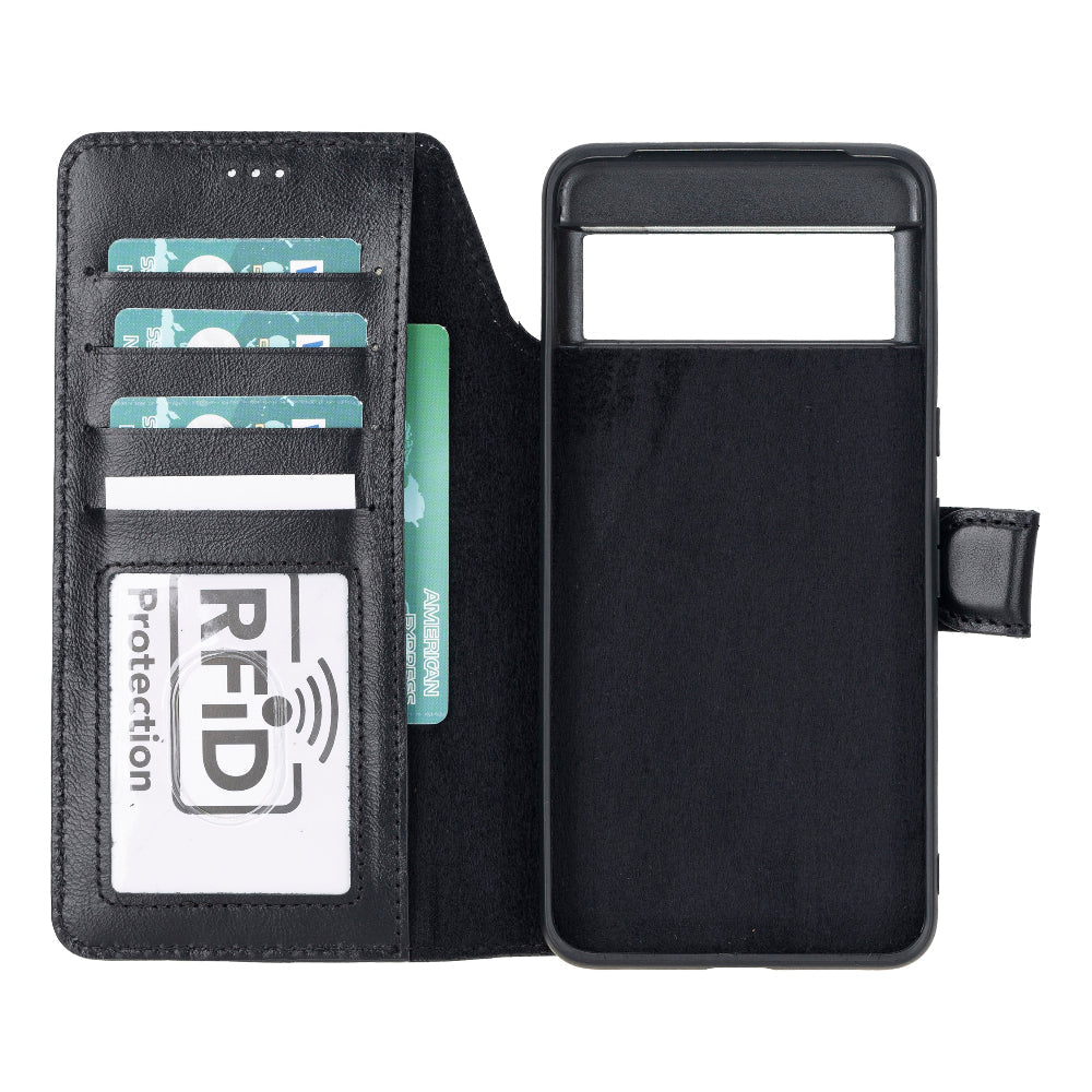 Magic Google Pixel 8 Detachable Leather Wallet Case Mizuri Leather