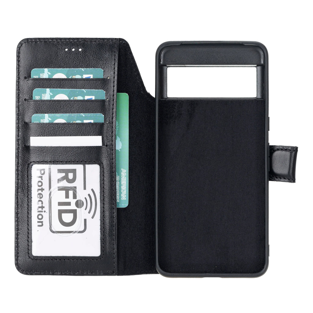 Magic Google Pixel 10 / 10 Pro Detachable Leather Wallet Case - LuggageDesigners