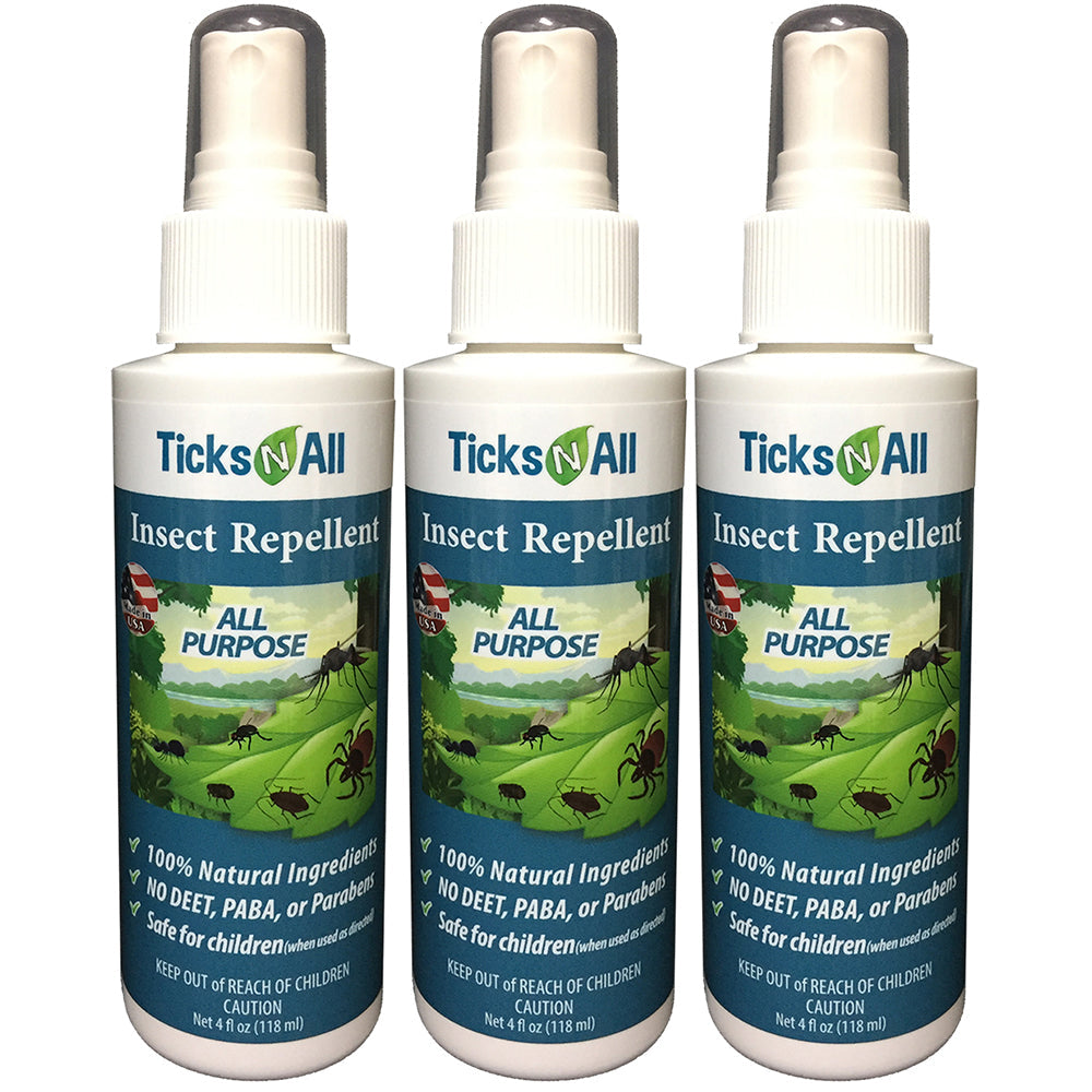 All Natural All Purpose Insect Repellent 4oz (3 pack) Mercantile Mountain