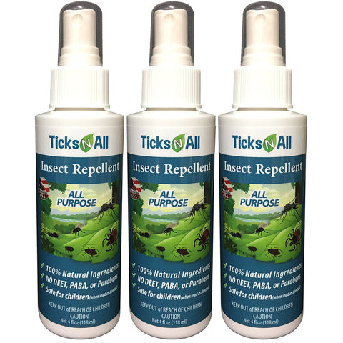 All Natural All Purpose Insect Repellent 4oz (3 pack) Mercantile Mountain