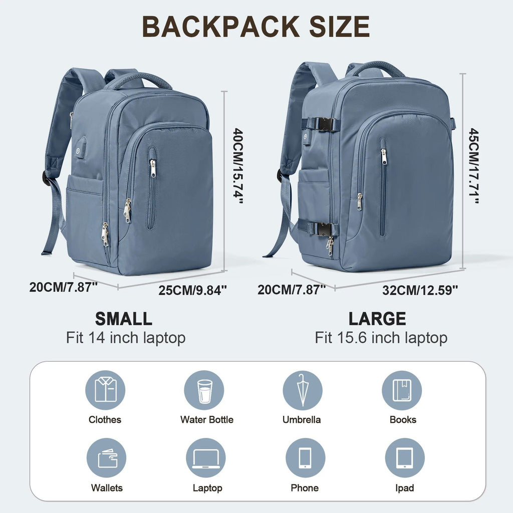 Laptop Bag Travel Backpack For Women Large Capacity Easyjet Social Buzz eSIMs
