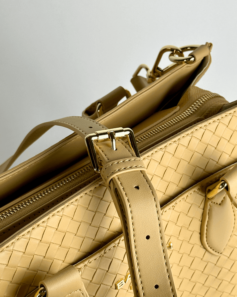 The Montrose Diaper Bag Tote - Dune Baldwin Baby Company