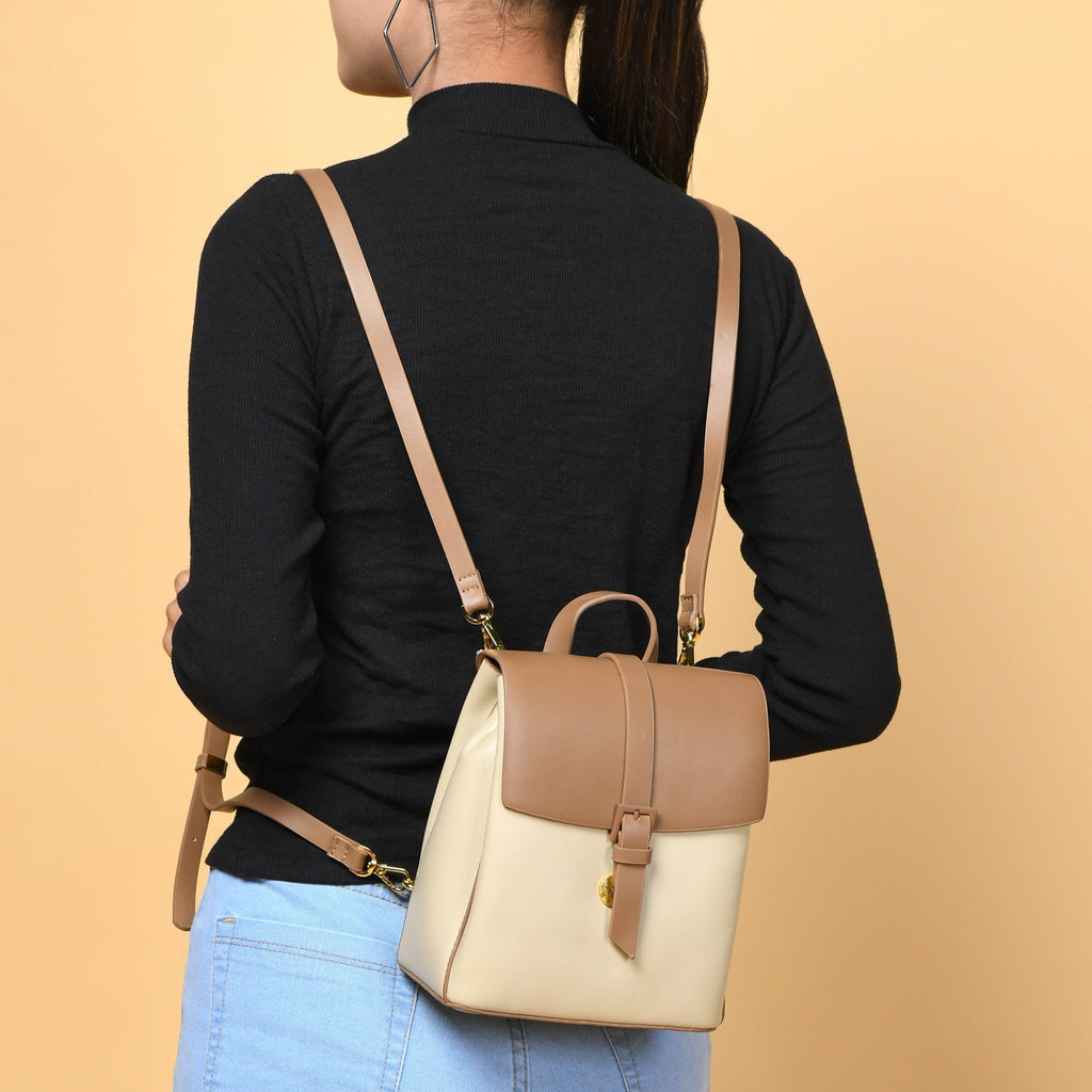 Claire Women's Backpack - Brown Classy Leather Bags
