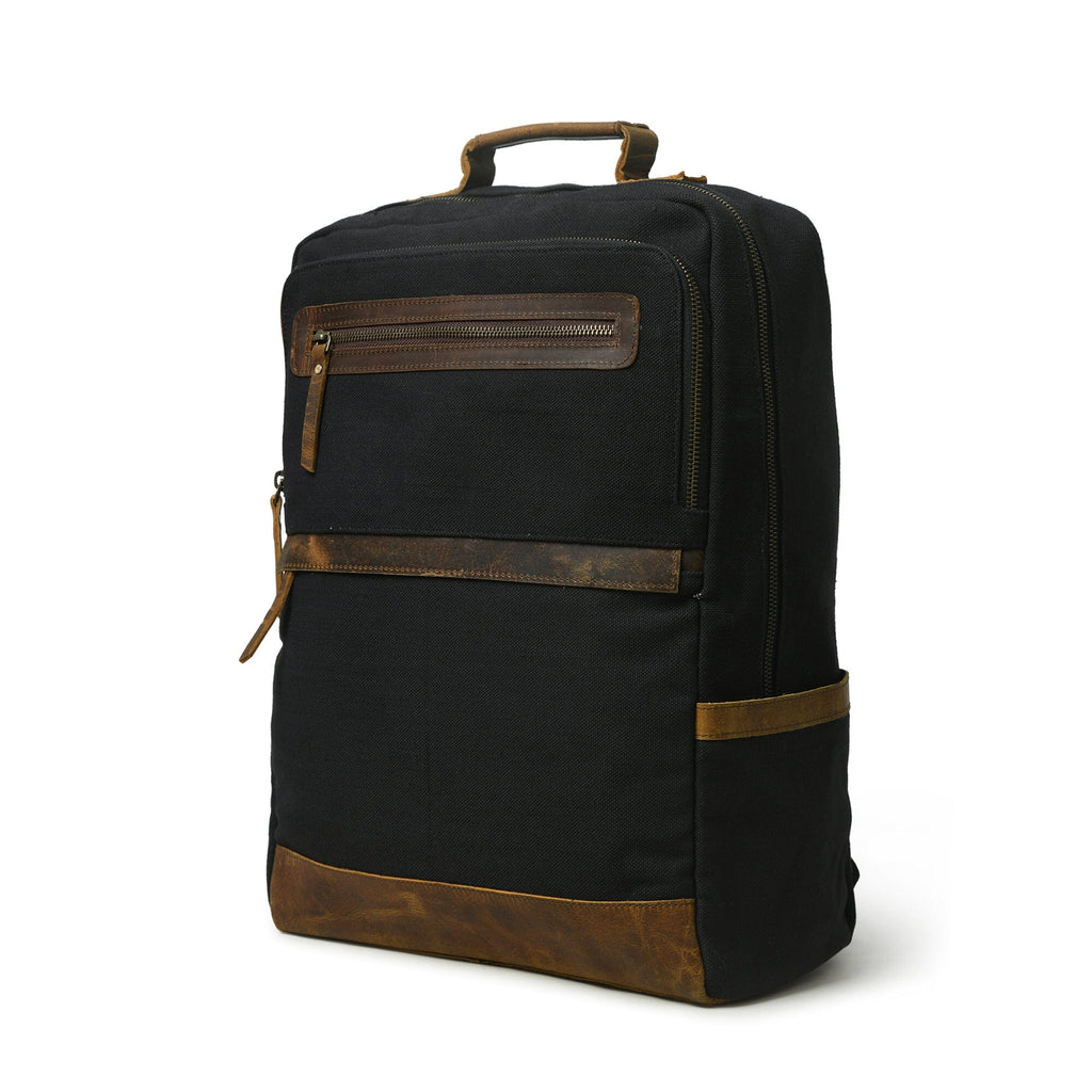 The Foster Canvas Backpack Classy Leather Bags