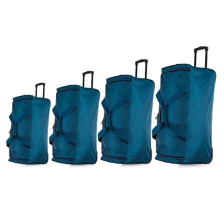 IZOD Katy Lightweight Soft Shell Rolling Duffel Bag with Wheels and Telescopic Handle – Travel-Ready Luggage Duffel - LuggageDesigners