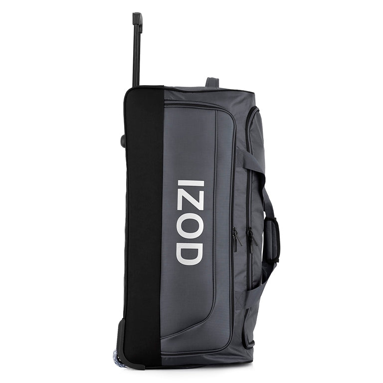 IZOD Katy Lightweight Soft Shell Rolling Duffel Bag with Wheels and Telescopic Handle – Travel-Ready Luggage Duffel - LuggageDesigners
