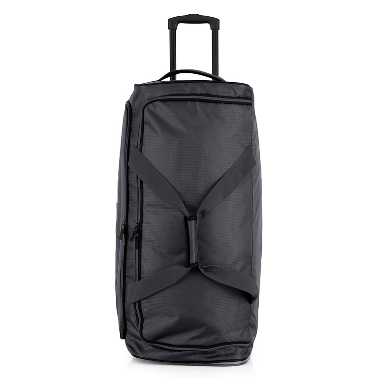 IZOD Katy Lightweight Soft Shell Rolling Duffel Bag with Wheels and Telescopic Handle – Travel-Ready Luggage Duffel - LuggageDesigners