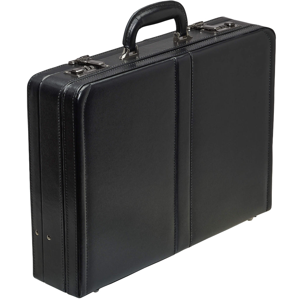 Mancini Leather Goods Expandable Attaché Case Mancini