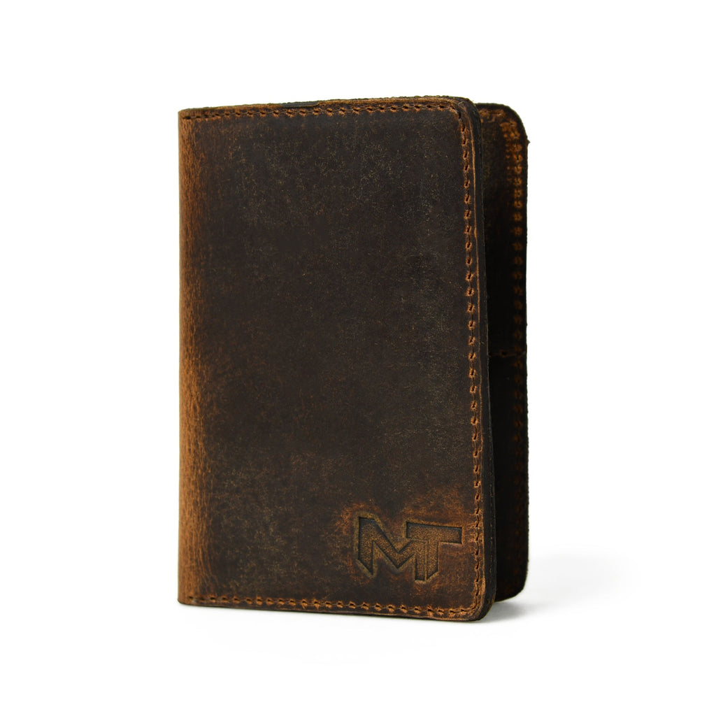 Passport Plus Leather Cover - Brown Classy Leather Bags