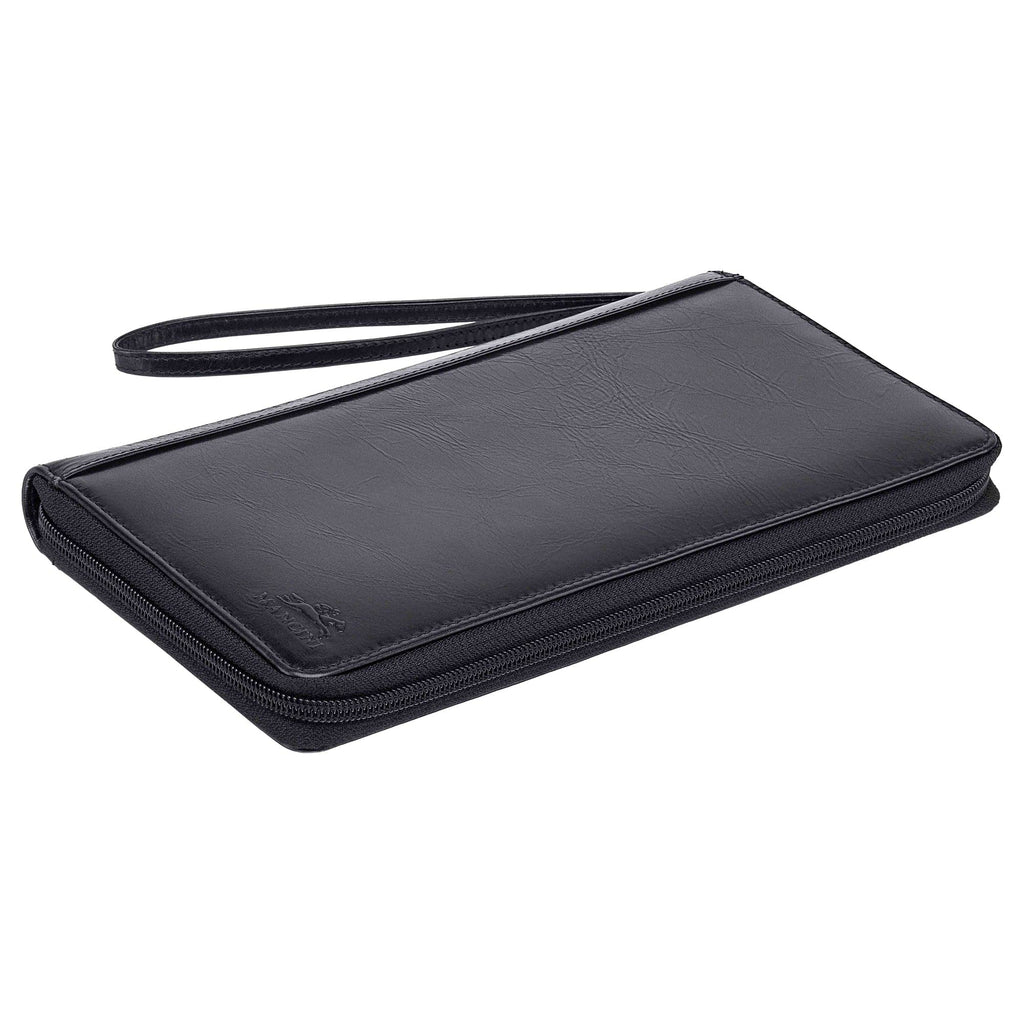 Mancini Casablanca RFID Secure Deluxe Passport / Travel Organizer Mancini