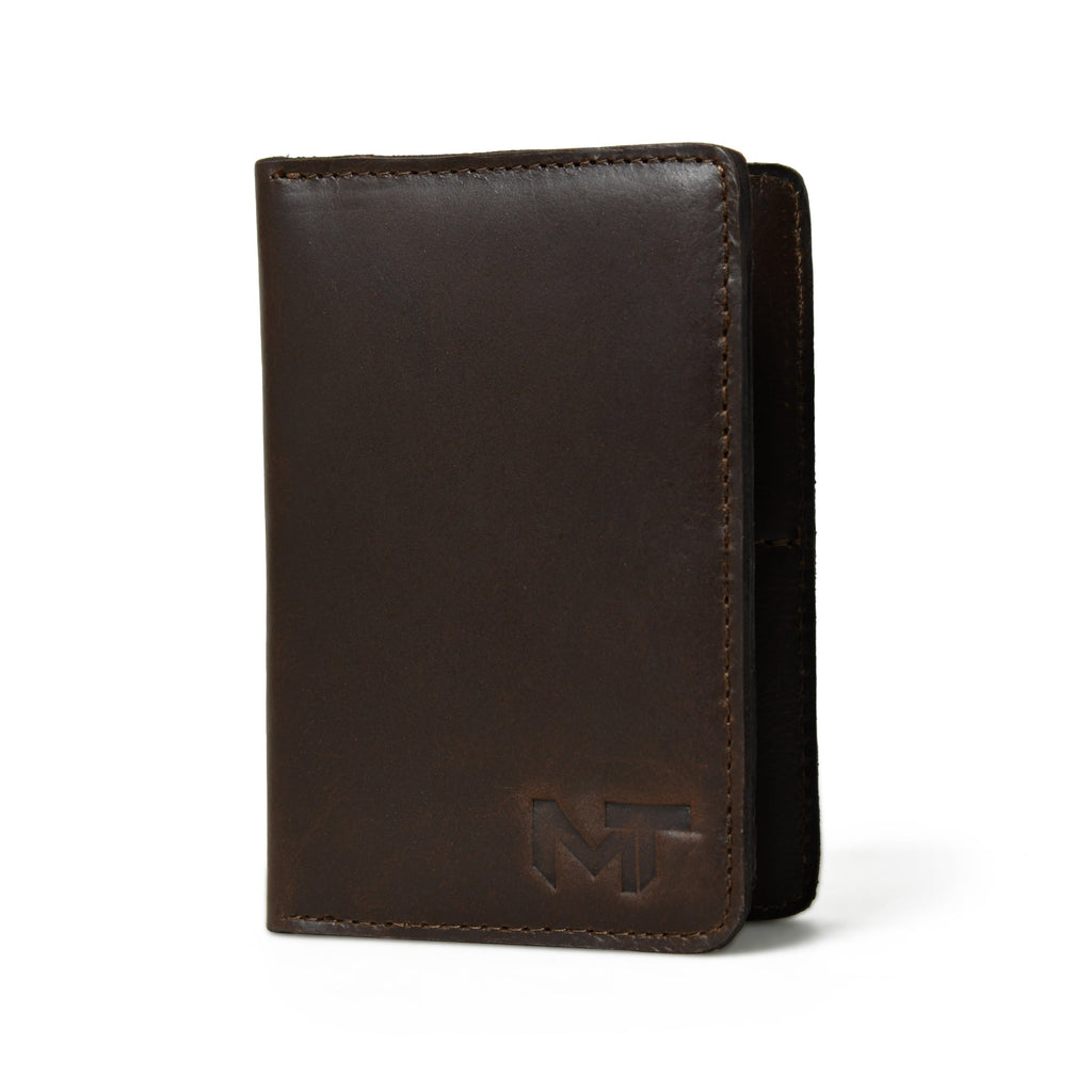 PassportPlus Leather Cover- Dark brown Classy Leather Bags