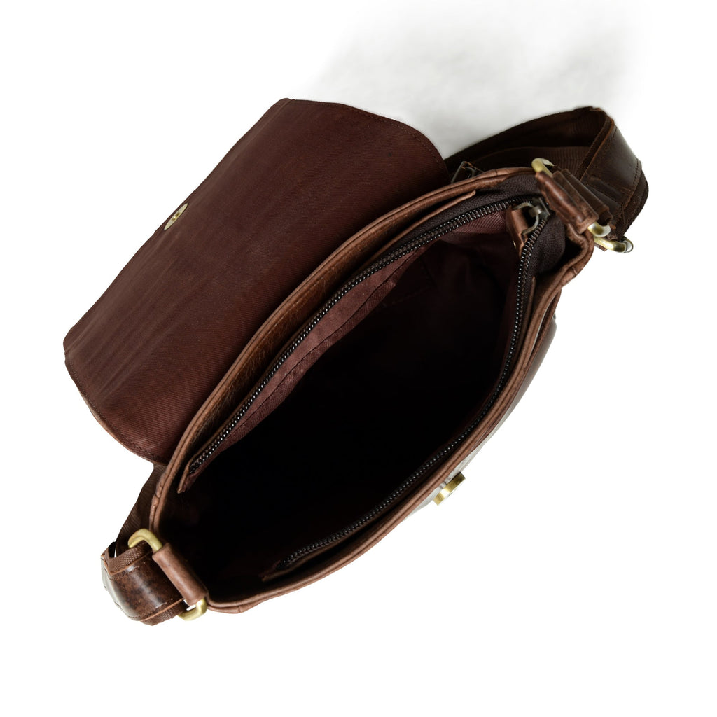 Brown Leather Crossbody Bag Classy Leather Bags