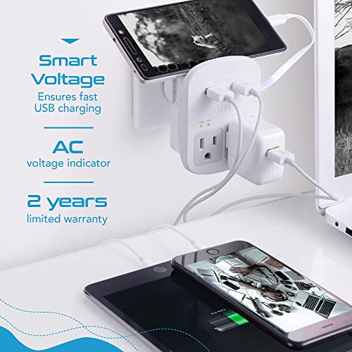 World-Way 13 Travel Adapter Kit | 2 USB + 2 US Outlets - Grounded (WPS-2B+ALL) Ceptics