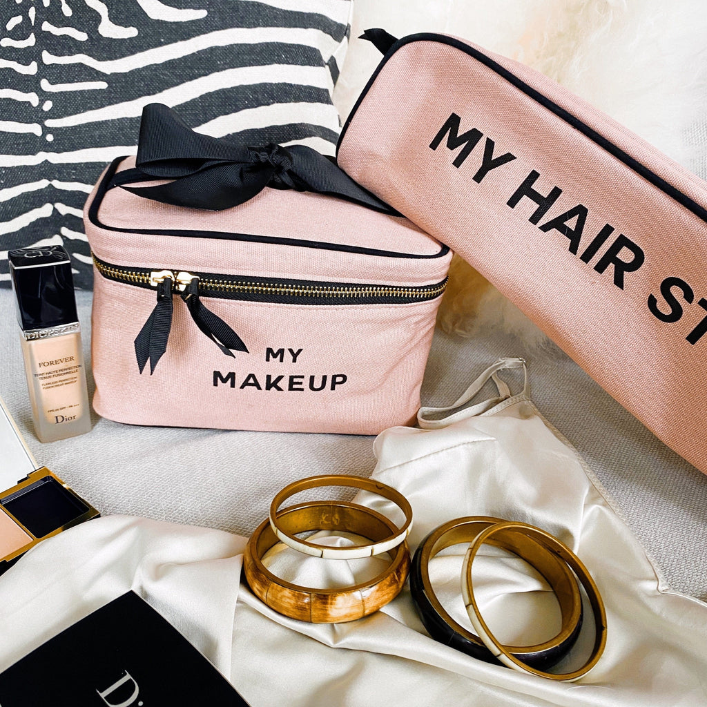 Hair Stuff Travel Case, Pink/Blush Bag-all