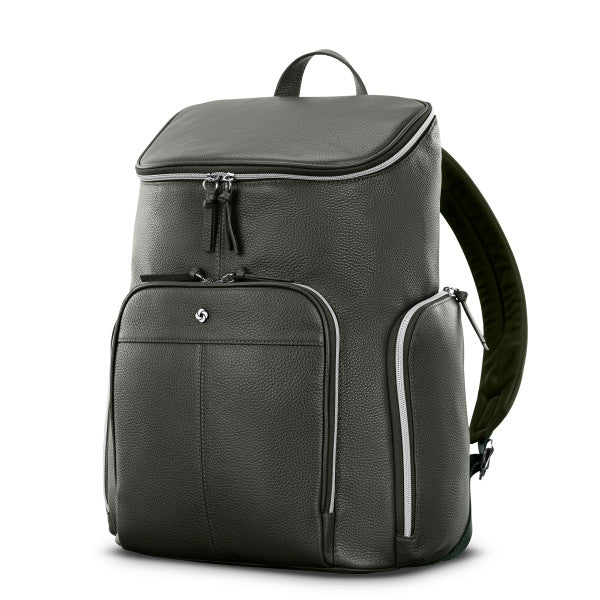 Samsonite Mobile Solution 2 Leather Deluxe Backpack Samsonite