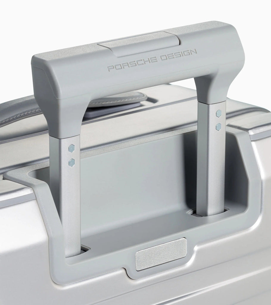 Bric's Porsche Designed 26" Medium Spinner Checked Aluminum Suitcase Brics