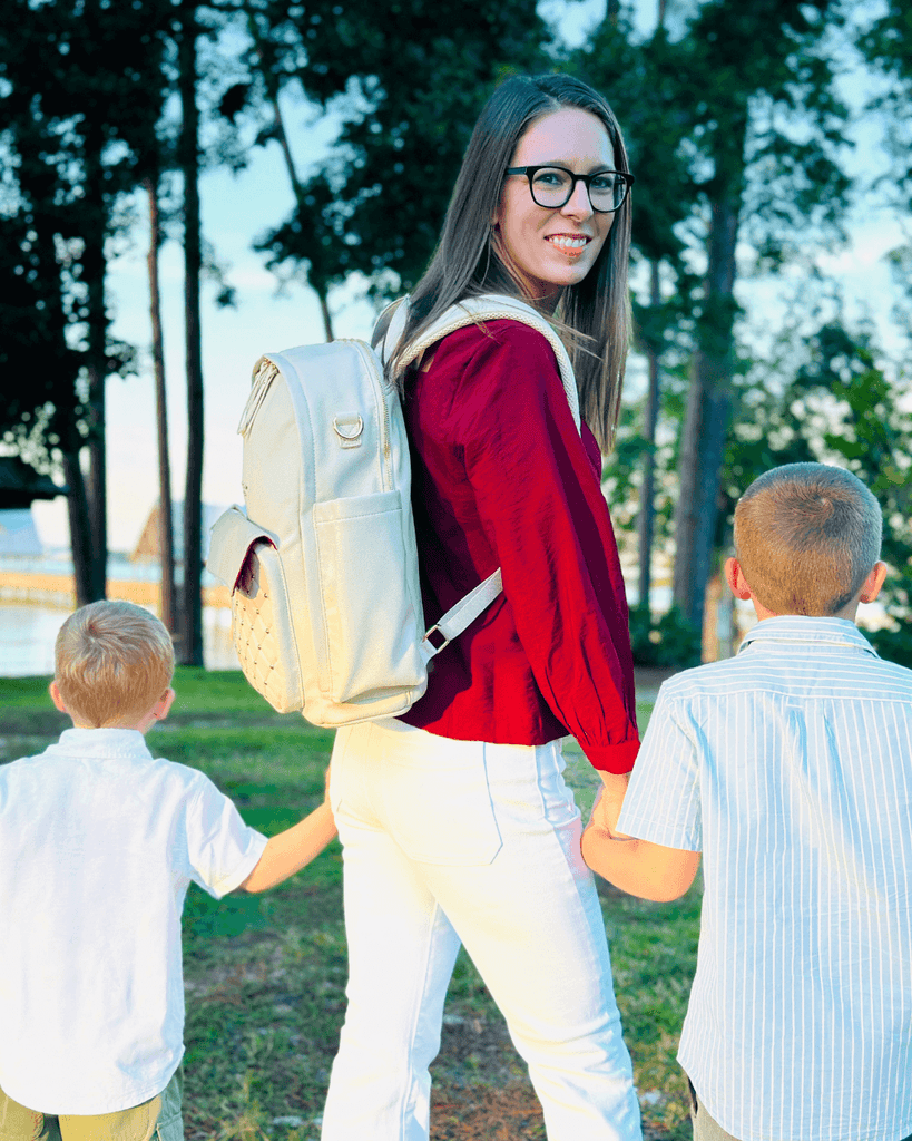 The Daphne Diaper Bag - Sandstone Baldwin Baby Company
