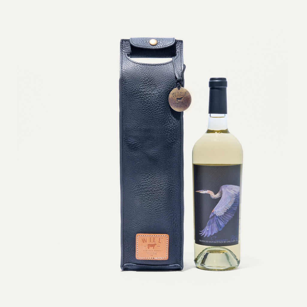 Single Leather Wine Case Will Leather Goods