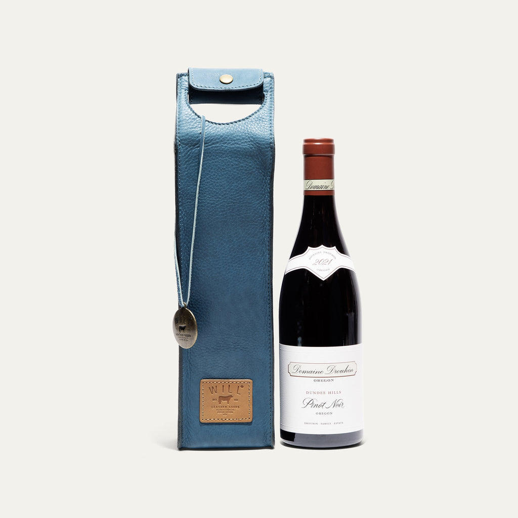 Single Leather Wine Case Will Leather Goods