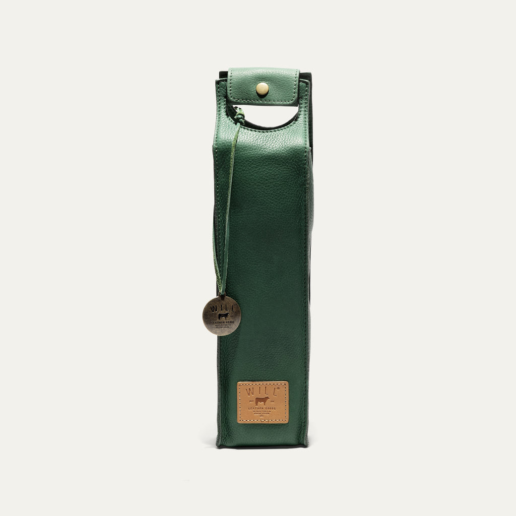 Single Leather Wine Case Will Leather Goods
