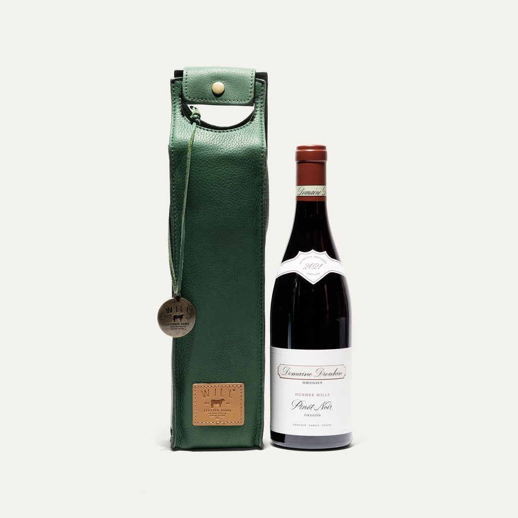 Single Leather Wine Case Will Leather Goods