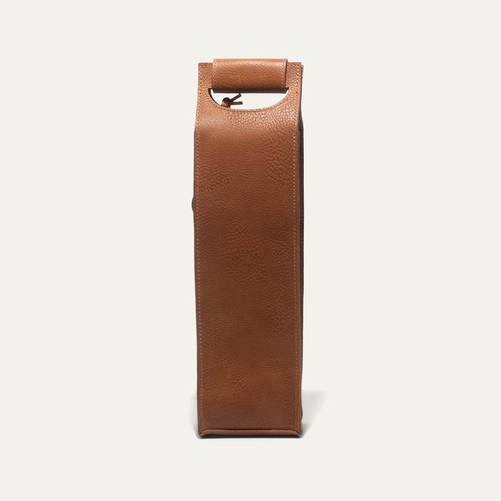 Single Leather Wine Case Will Leather Goods