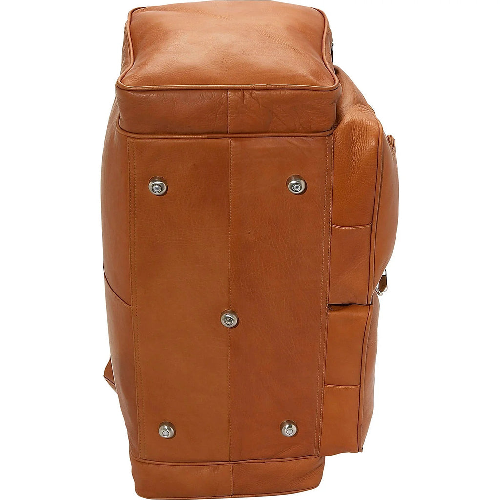 Piel Leather 24" Duffel Bag with Pockets