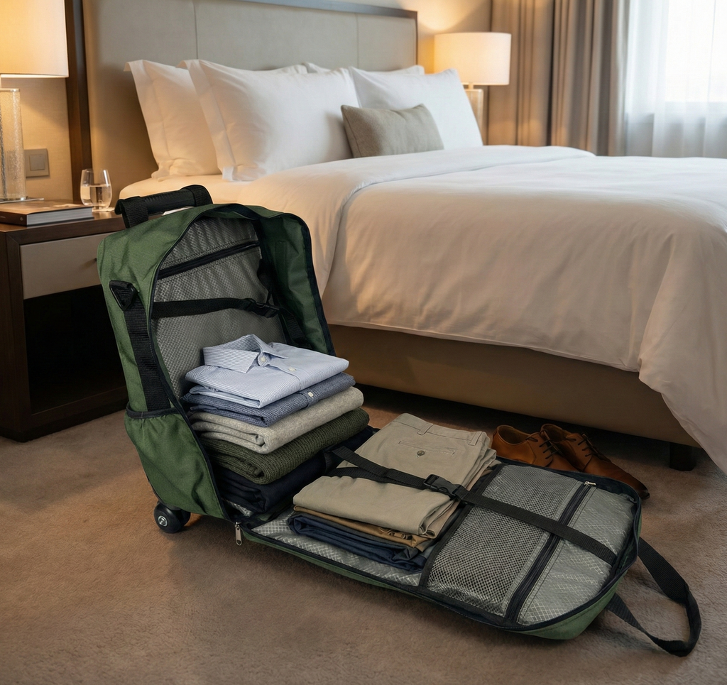 CLIPPER Rolling Carry-On Luggage (Made in USA) Tough Traveler - Made in USA since 1970