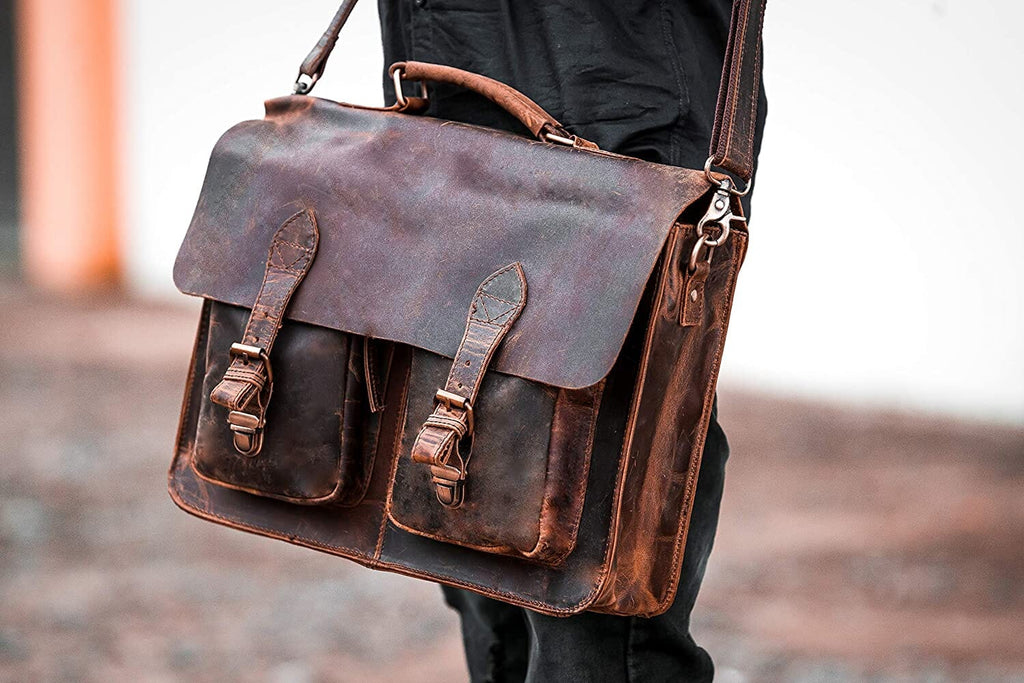 The Fullgrain Buffalo Classy Leather Bags