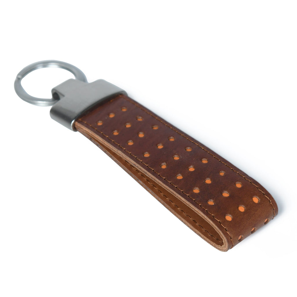 Textured leather Keychain Classy Leather Bags