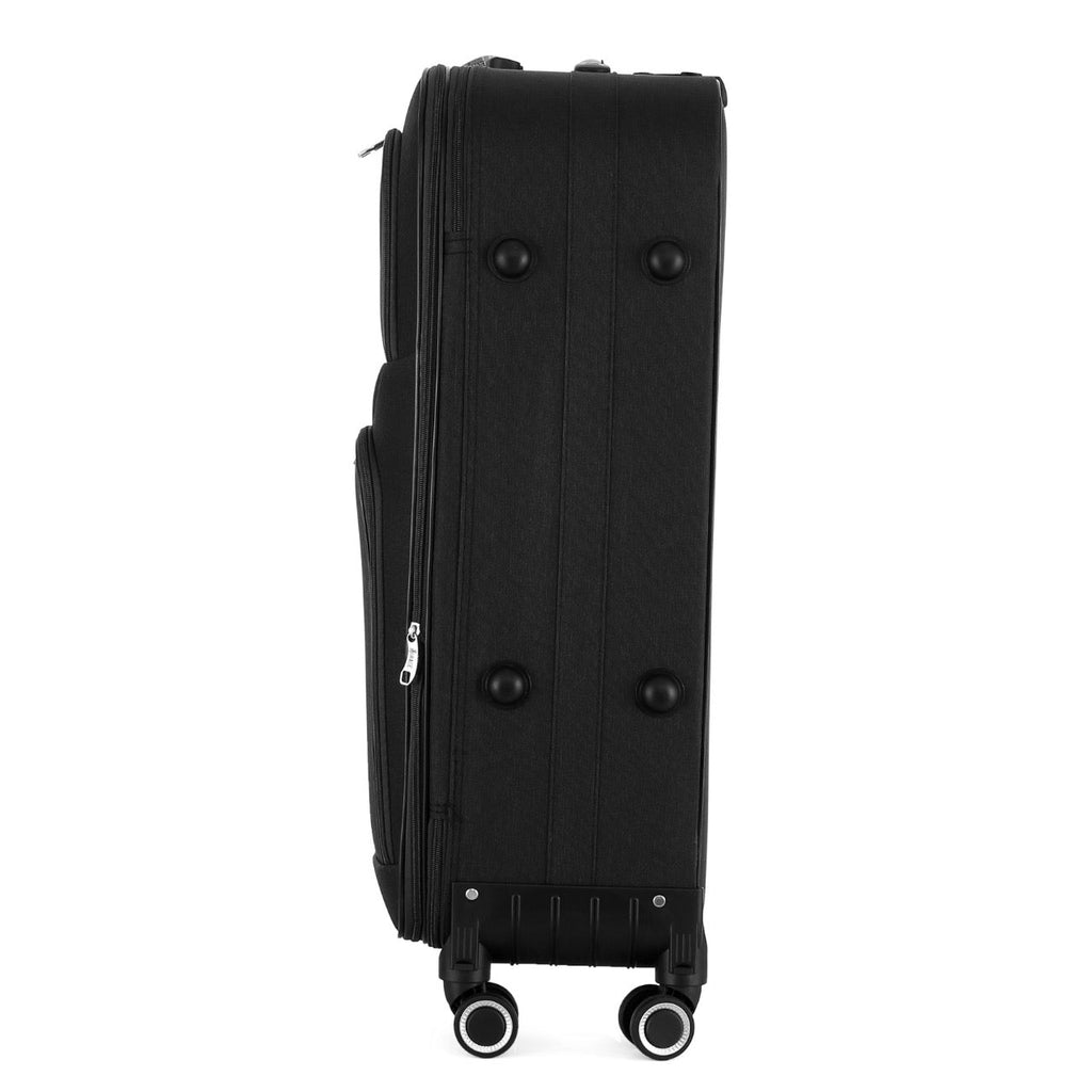 Grace Soft side Lightweight Expandable with 360° Dual Spinning Wheels and Combo Lock – Includes 32", 28", 24", 20" 4-Piece Luggage Set - LuggageDesigners