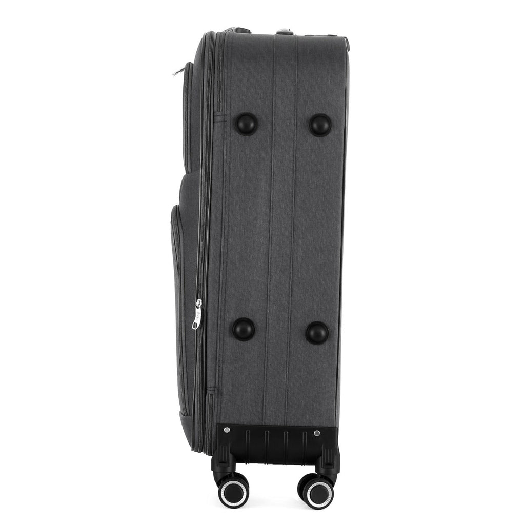 Grace Soft side Lightweight Expandable with 360° Dual Spinning Wheels and Combo Lock – Includes 32", 28", 24", 20" 4-Piece Luggage Set - LuggageDesigners