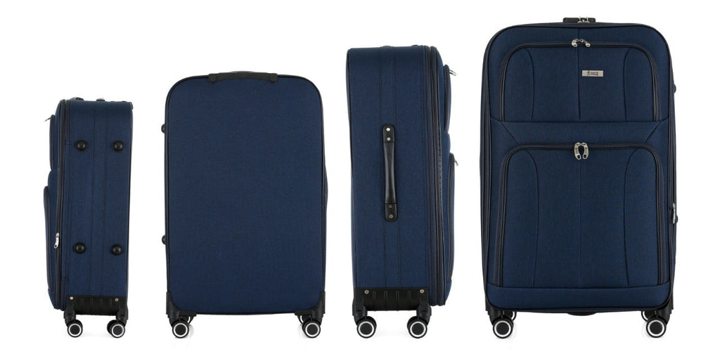 Grace Soft side Lightweight Expandable with 360° Dual Spinning Wheels and Combo Lock – Includes 32", 28", 24", 20" 4-Piece Luggage Set - LuggageDesigners