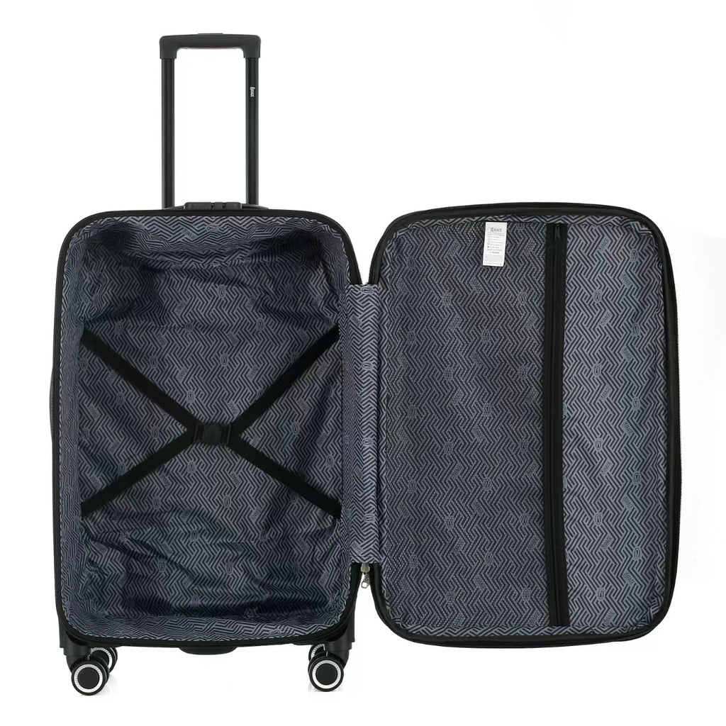 Casey Soft side Lightweight Expandable with 360° Dual Spinning Wheels and Combo Lock – Includes 28", 24", 20" 3-Piece Luggage Set