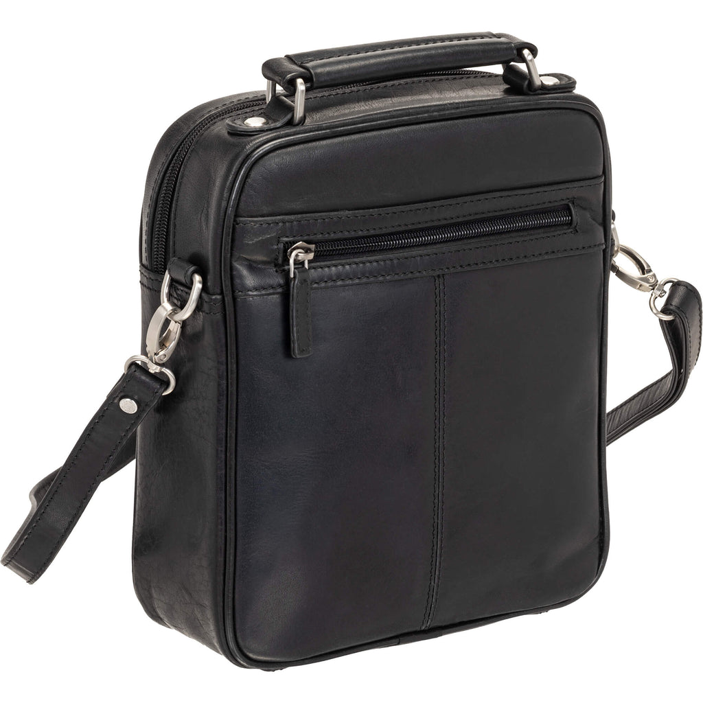 Mancini Buffalo Large Unisex Leather Travel Bag Mancini