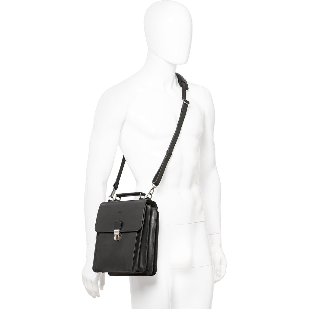 Mancini Buffalo Unisex Bag with Organizer on the Back Mancini