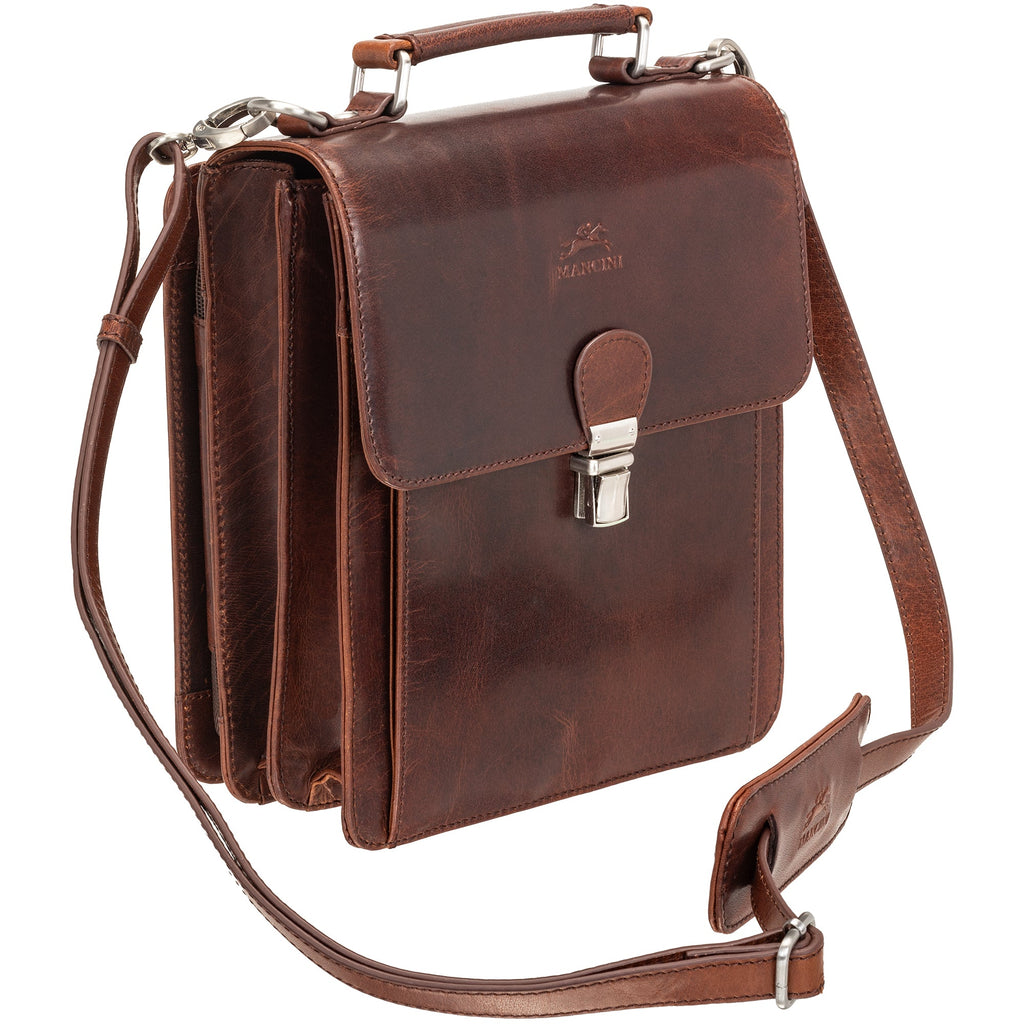 Mancini Buffalo Unisex Bag with Organizer on the Back Mancini