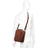 Mancini Buffalo Large Unisex Bag with Zippered Rear Organizer Mancini