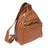 Piel Leather Three Zip Hobo Sling Bag