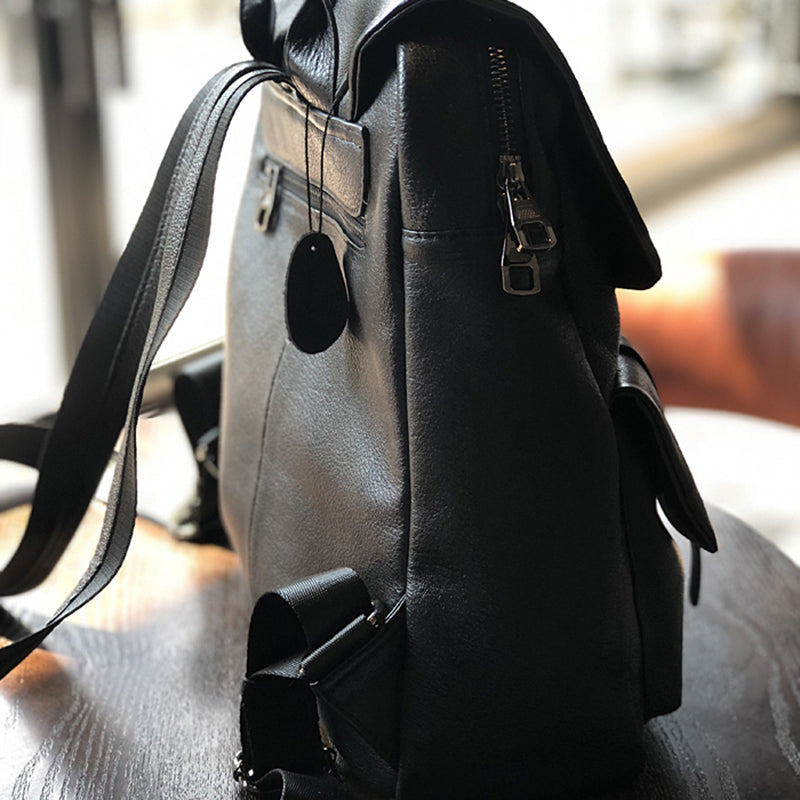 Women Full Grain Leather Backpack , Leather Laptop Backpack Purse, City School Bag, Best Gifts for her RockCow Leather Studio