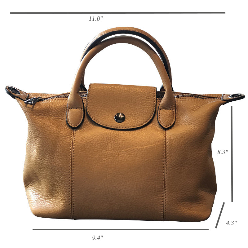Leather Crossbody Bags for Women, Small Leather Shoulder Bag, Full Grain Leather Top Handle Bag RockCow Leather Studio
