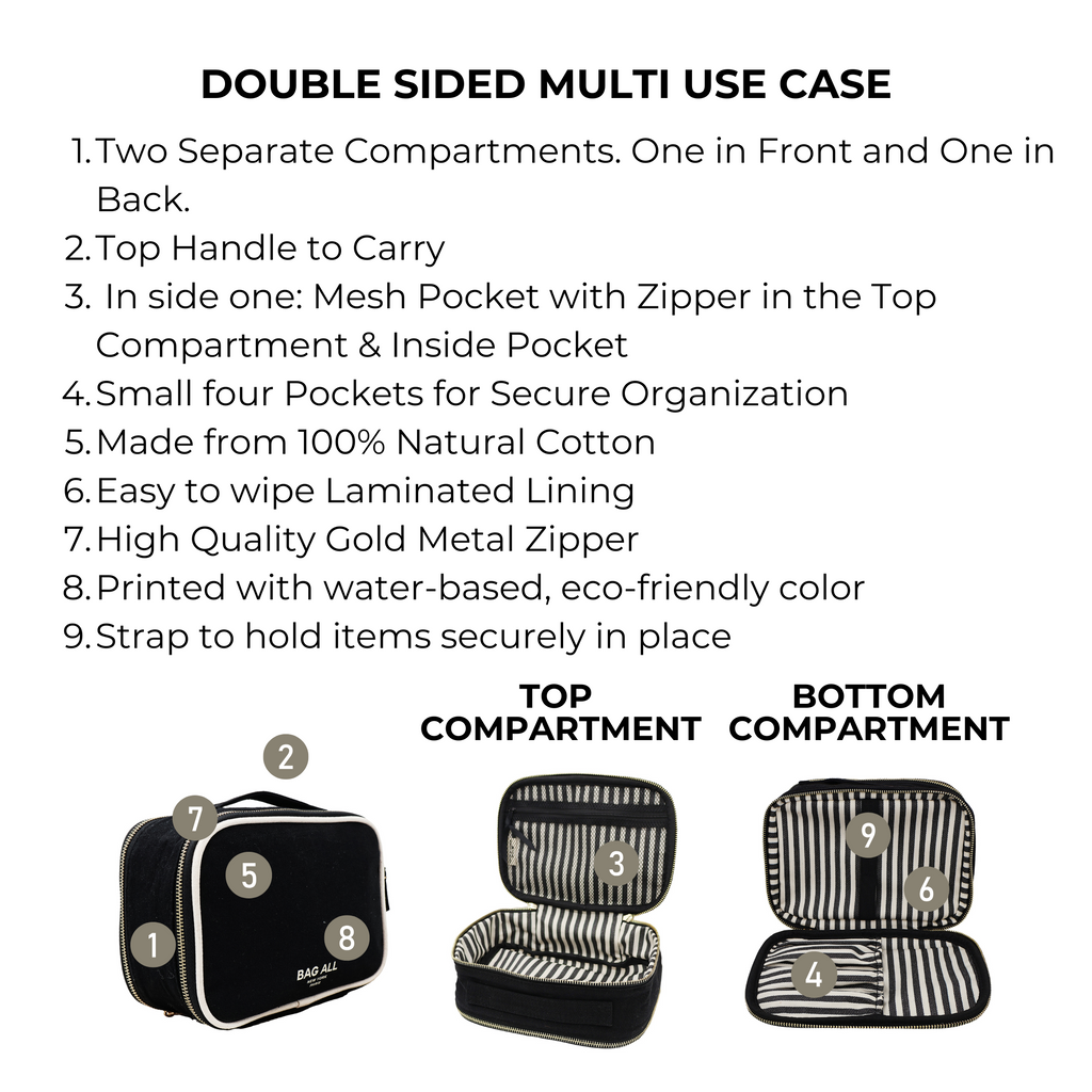 Double-Sided Hobby/Multi-Use Case, Black Bag-all
