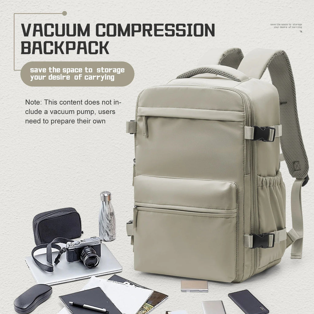 Ryanair Backpack Travel Cabin Airplane Backpack, Air Vacuum Compression Backpack, Women Men Backpack Business Laptop Bag Handbag Social Buzz eSIMs