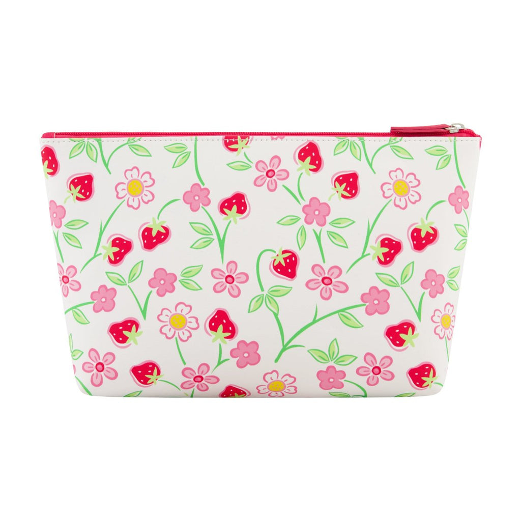 Strawberry Shortcake Heart Trapezoid Cosmetic Bag Ful Luggage