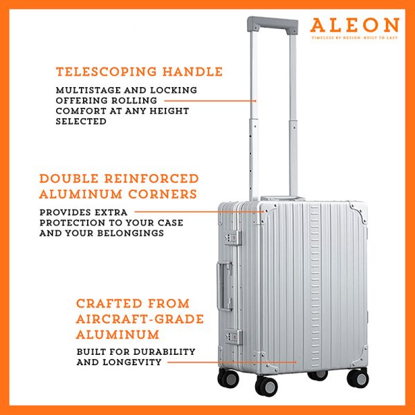 Aleon 21″ Aluminum Classic Carry-On Aleon