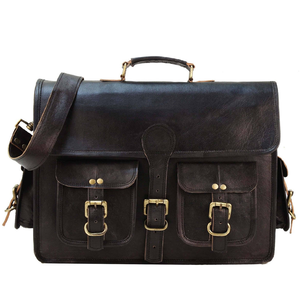 The Vintage Black Classy Leather Bags
