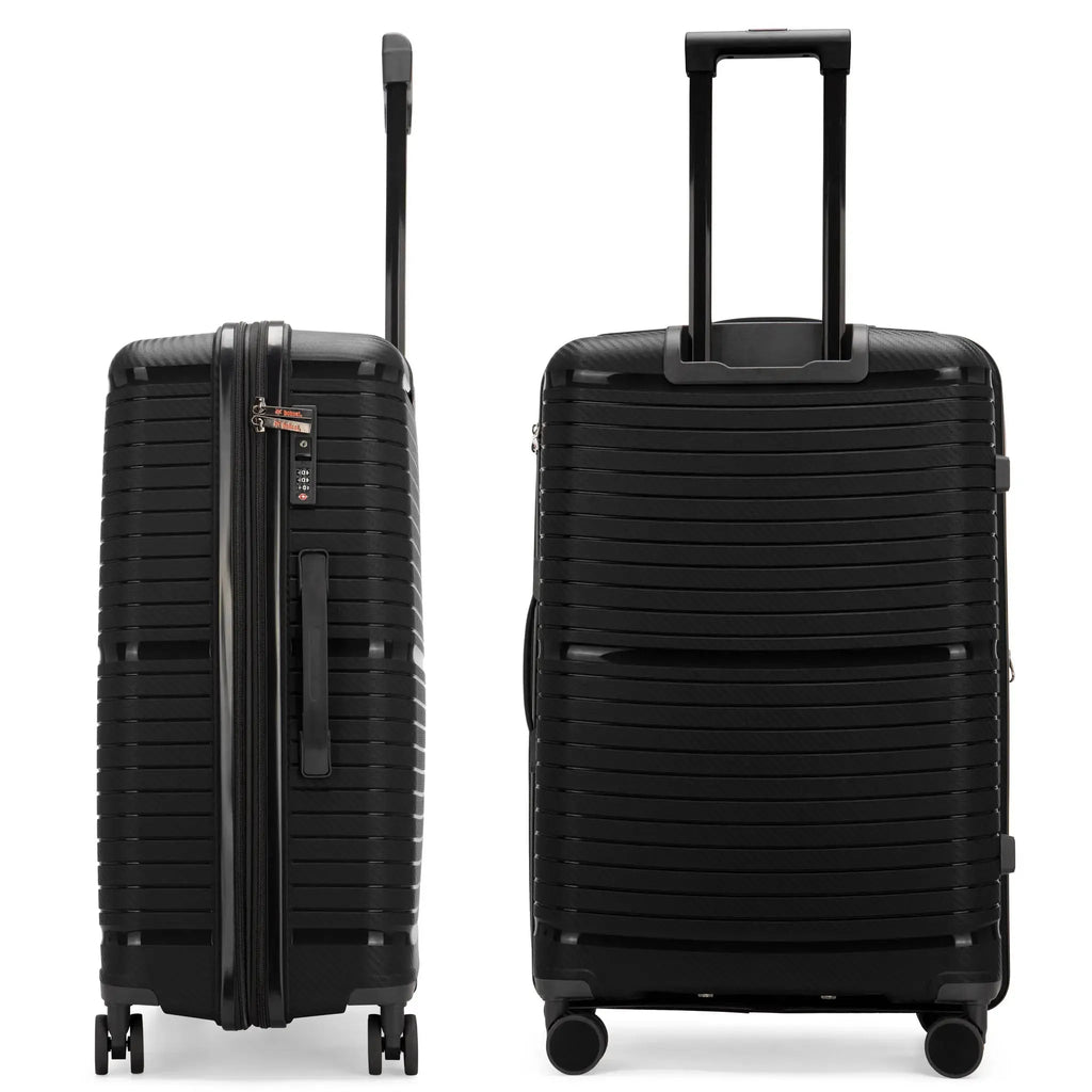 Trencher 3 Piece Expandable Tough Luggage Set Travellty