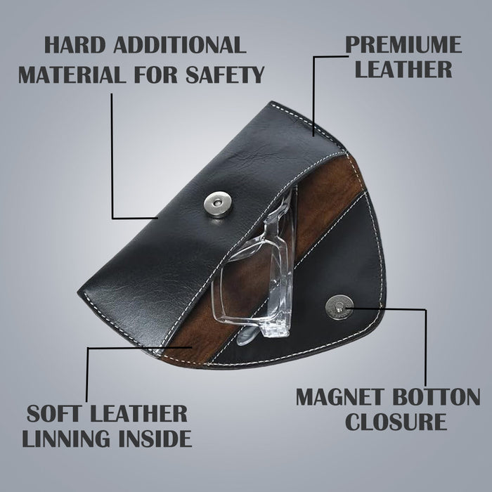 Tan Leather Sunglasses Case Classy Leather Bags