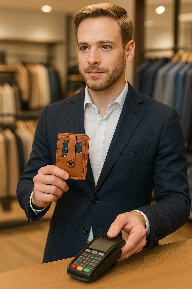 BLWL20 Leather Card Holder Mizuri Leather