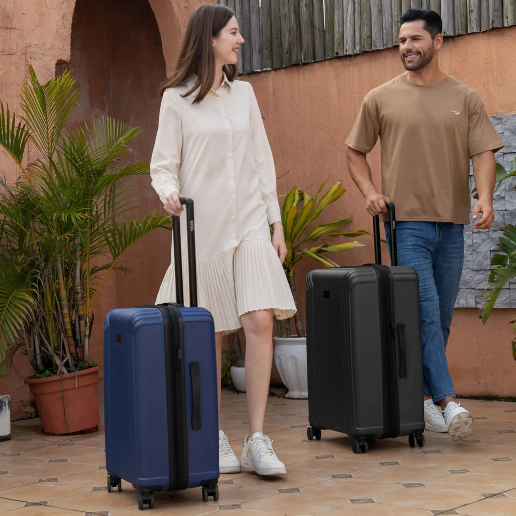 Evalyn 3 Piece Expandable Classy Luggage Set Travellty